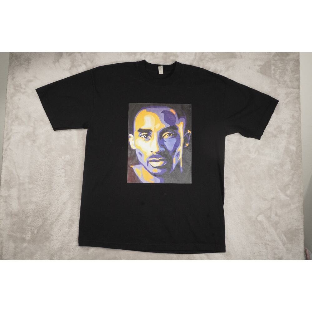 Kobe Bryant Pop Art Graphic T-Shirt – Los Angeles Apparel – Size L – Made in USA